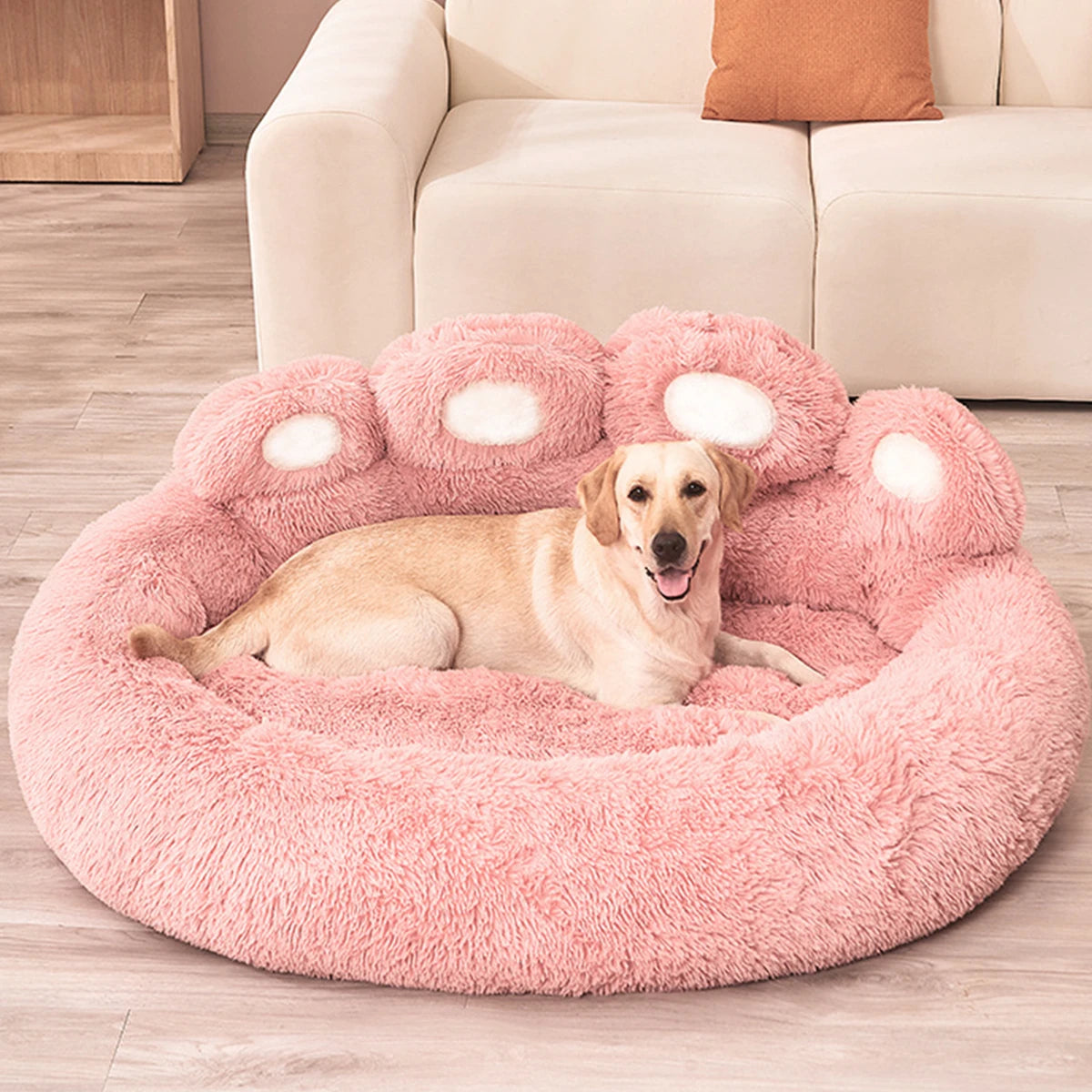 Cozy Washable Pet Sofa Bed: Warm Resting Spot for Dogs