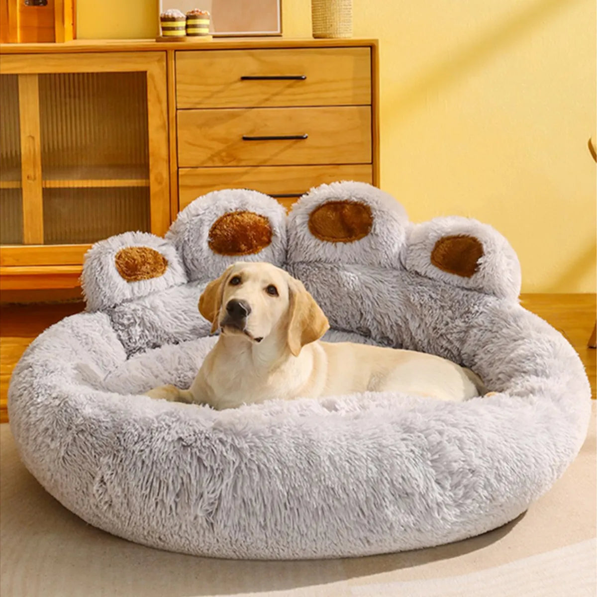 Cozy Washable Pet Sofa Bed: Warm Resting Spot for Dogs