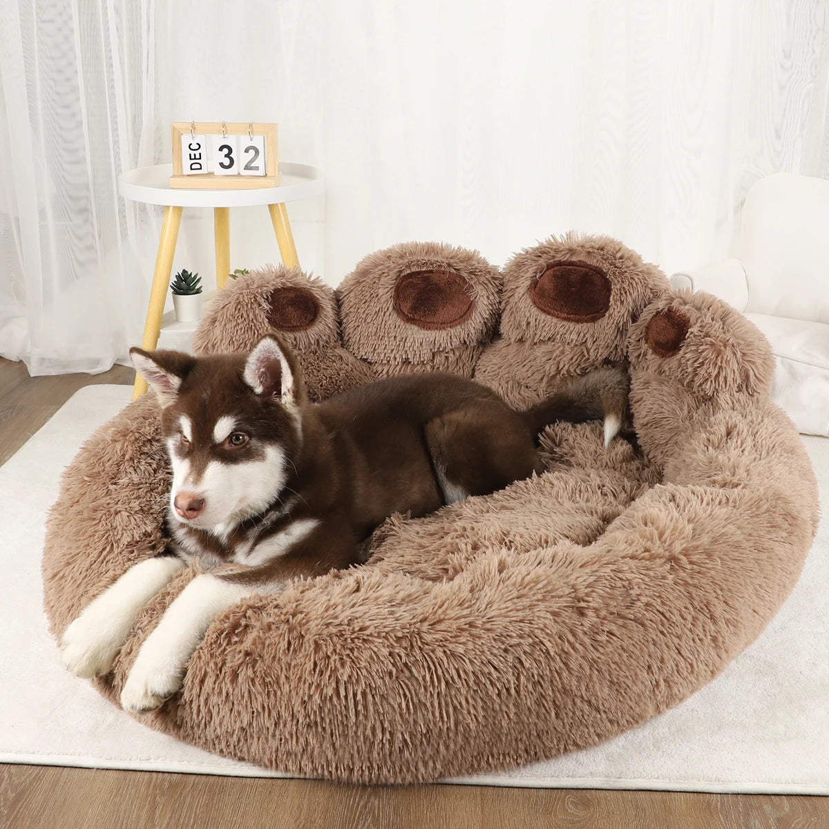 Cozy Washable Pet Sofa Bed: Warm Resting Spot for Dogs